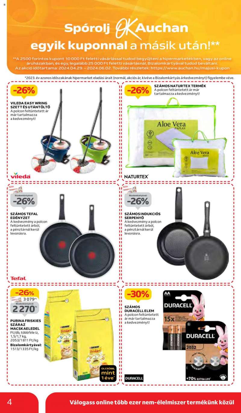 Auchan Akciós Újság Auchan 4 oldal