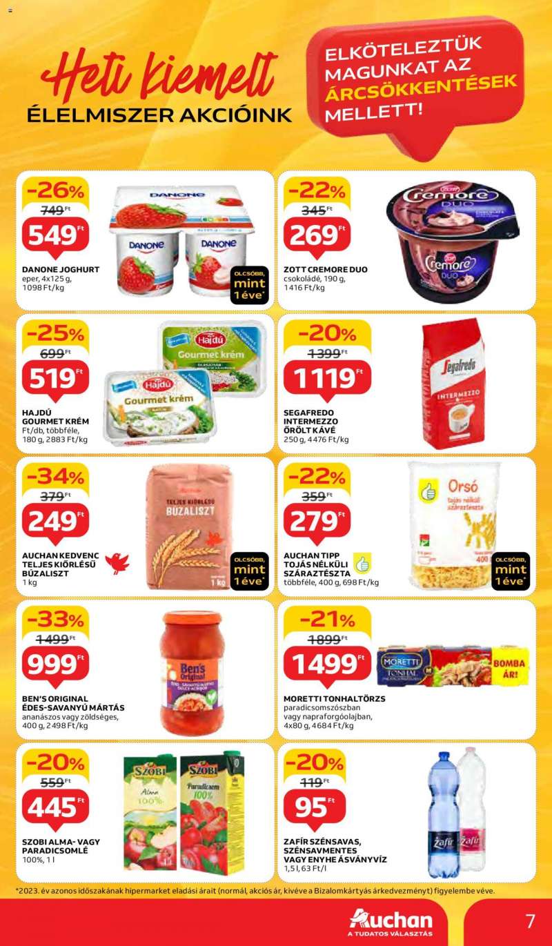 Auchan Akciós Újság Auchan 7 oldal