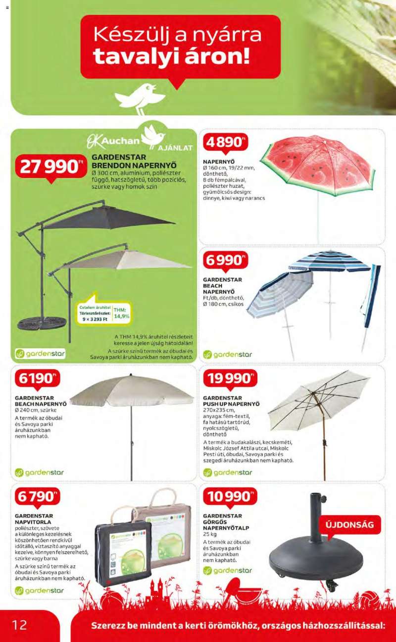 Auchan Hipermarket szabadidő ajánlatok 12 oldal