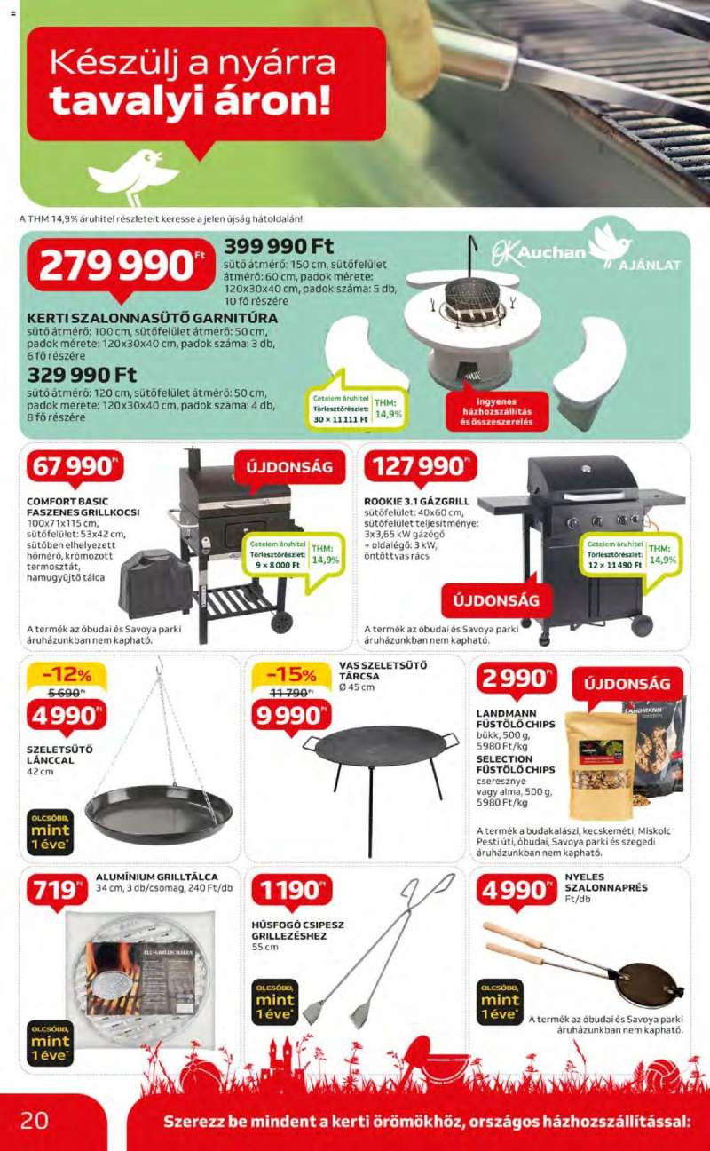 Auchan Hipermarket szabadidő ajánlatok 20 oldal