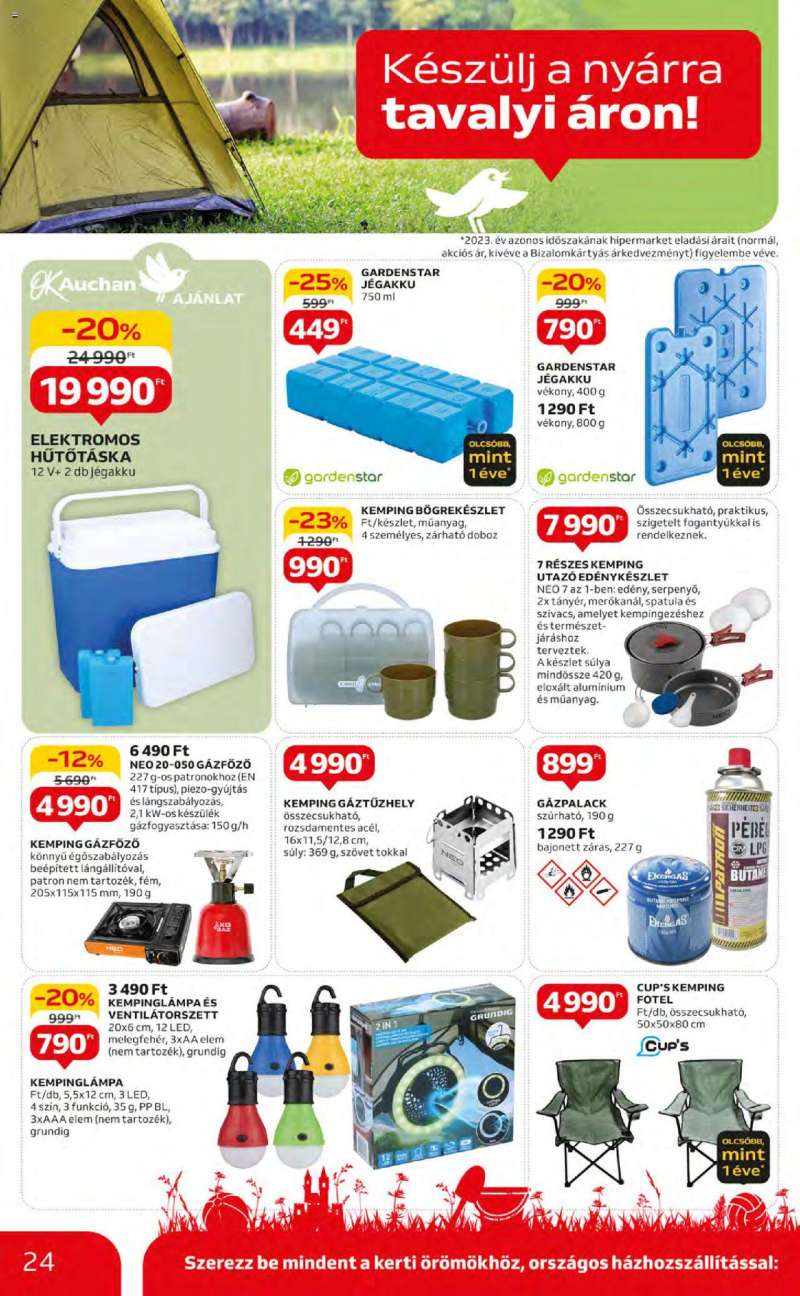 Auchan Hipermarket szabadidő ajánlatok 24 oldal