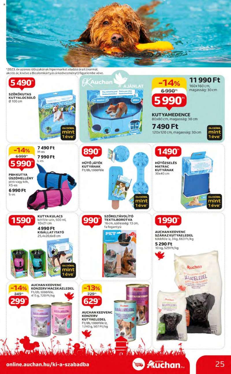 Auchan Hipermarket szabadidő ajánlatok 25 oldal