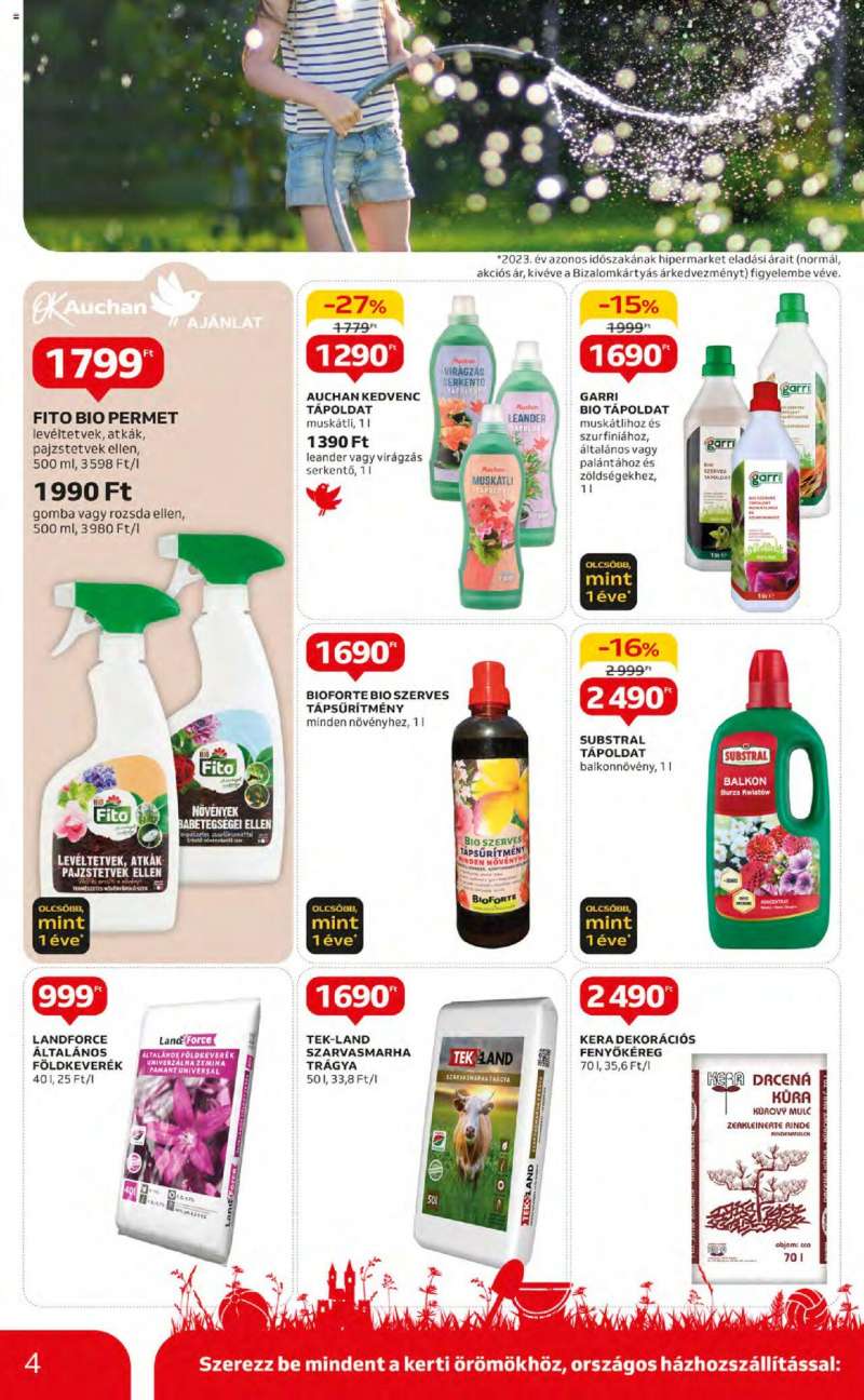 Auchan Hipermarket szabadidő ajánlatok 4 oldal