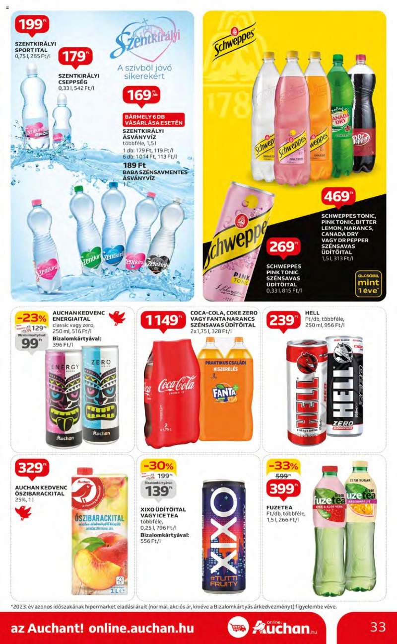 Auchan Akciós Újság Auchan 33 oldal