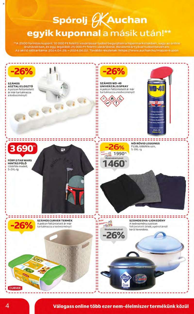 Auchan Akciós Újság Auchan 4 oldal