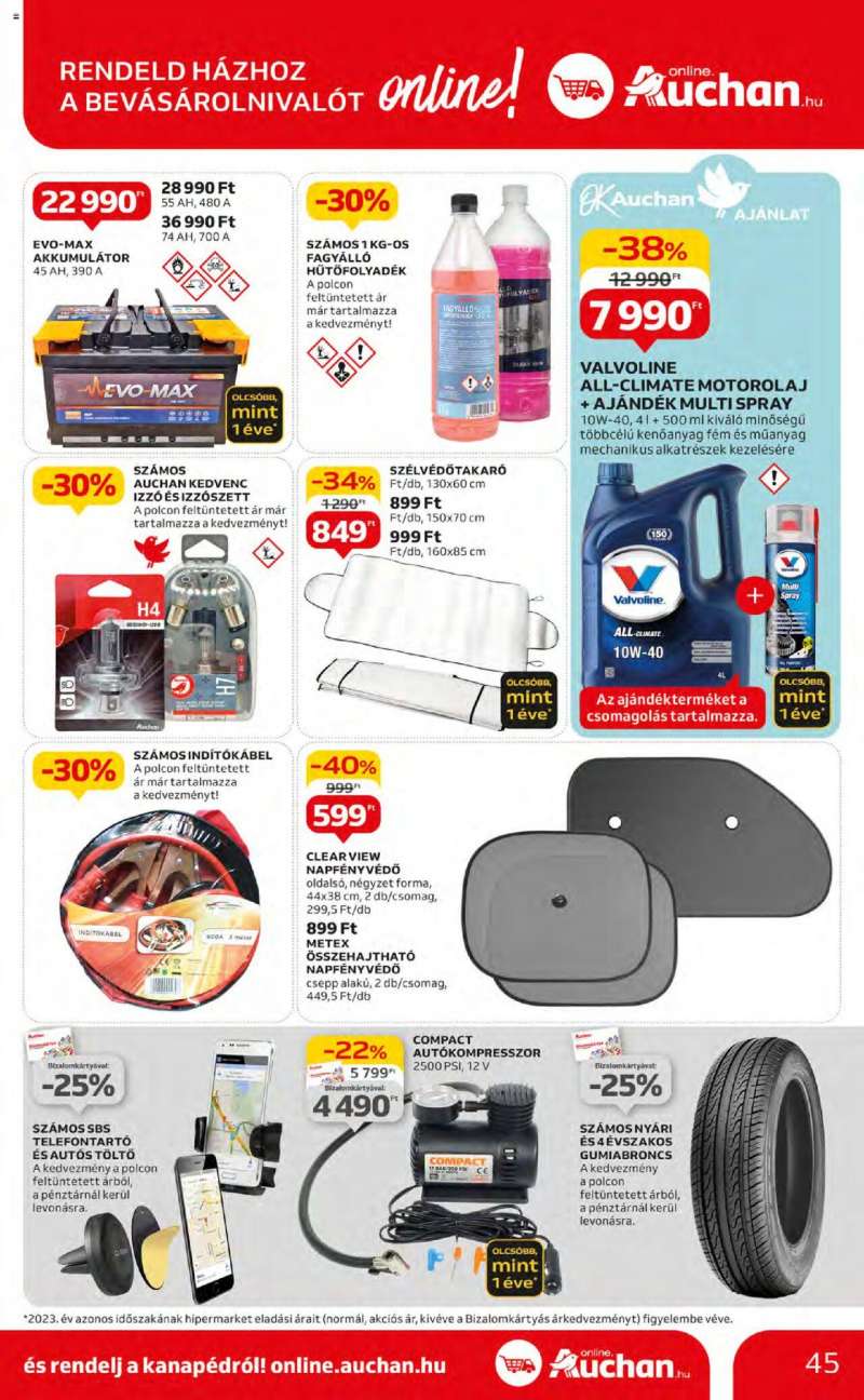 Auchan Akciós Újság Auchan 45 oldal