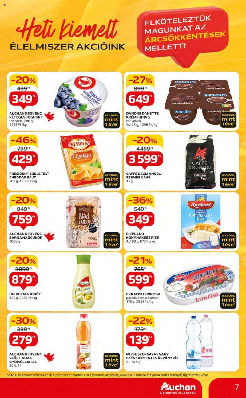 Auchan Akciós Újság Auchan 7 oldal