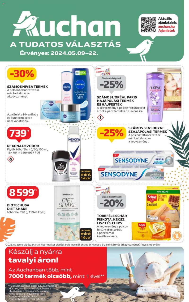 Auchan Hipermarket beach body ajánlatok 1 oldal