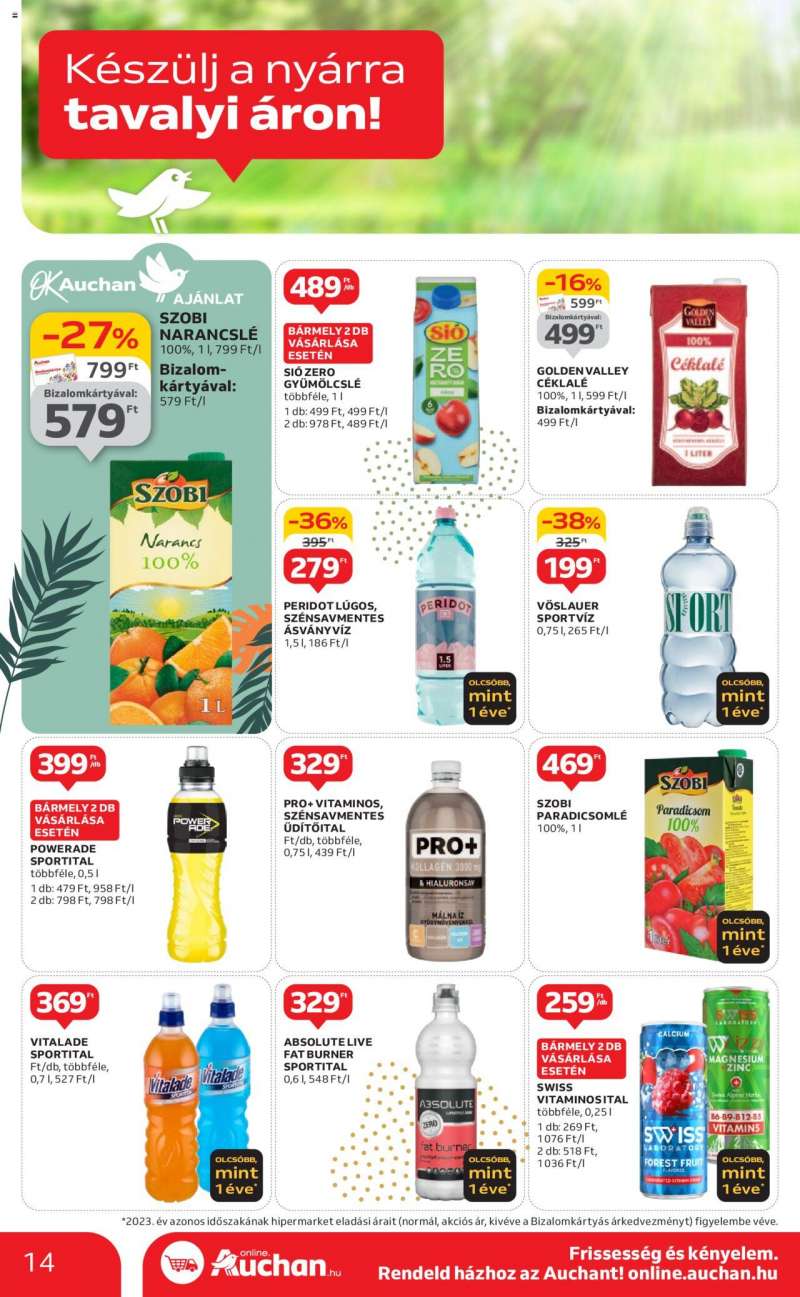 Auchan Hipermarket beach body ajánlatok 14 oldal