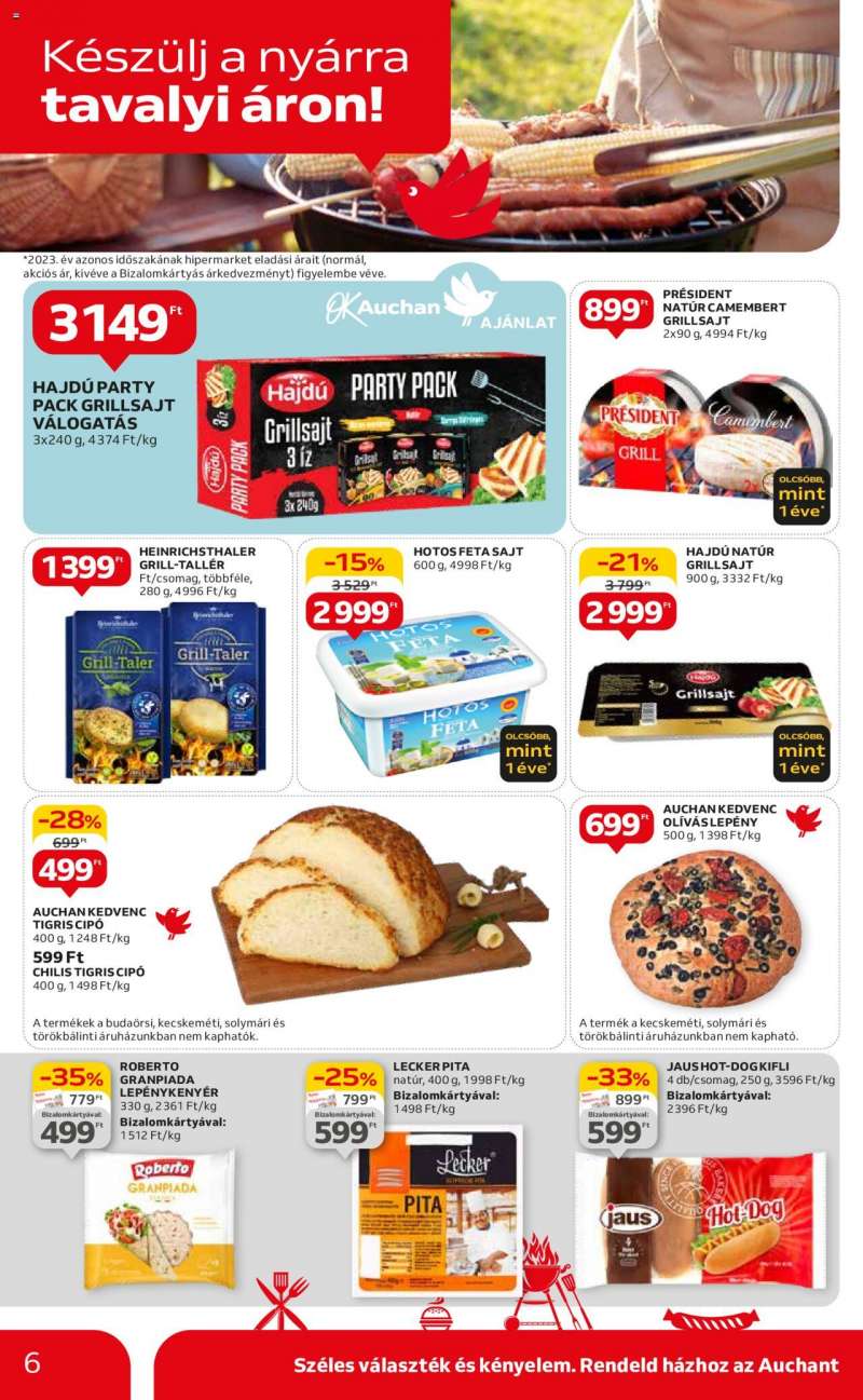 Auchan Hipermarket grill ajánlatok 6 oldal