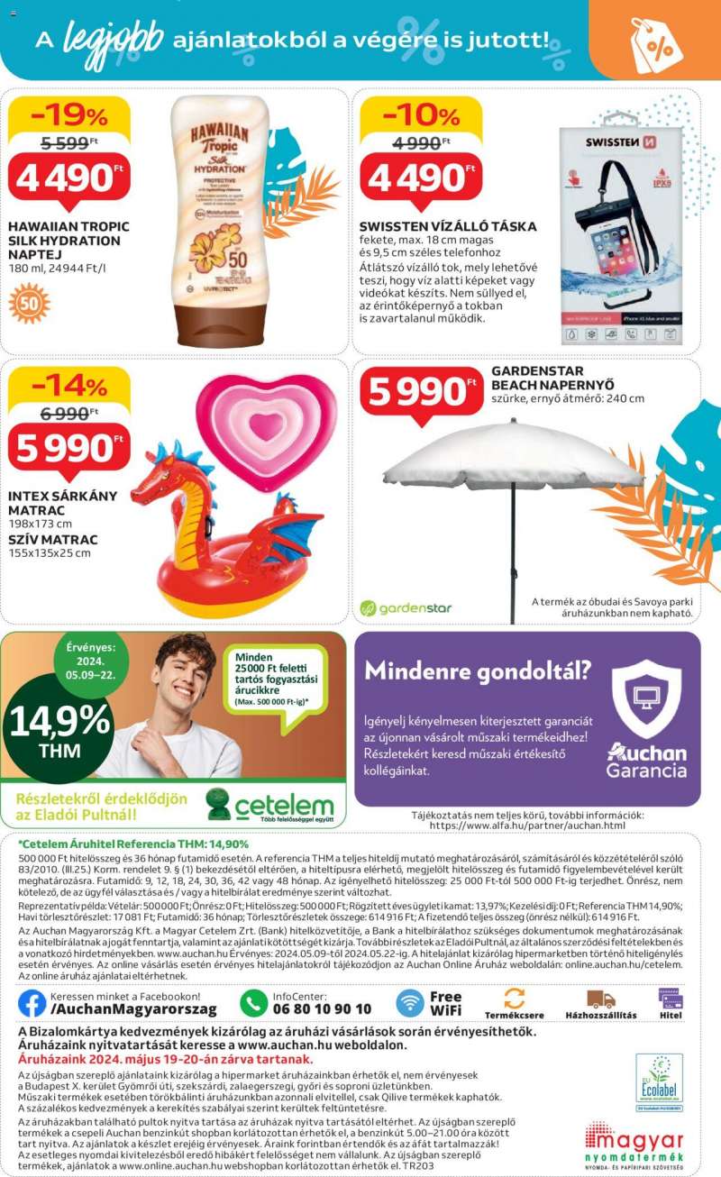 Auchan Hipermarket nyári ajánlatok 14 oldal