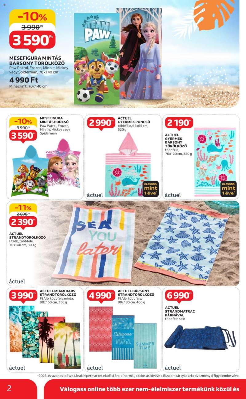 Auchan Hipermarket nyári ajánlatok 2 oldal