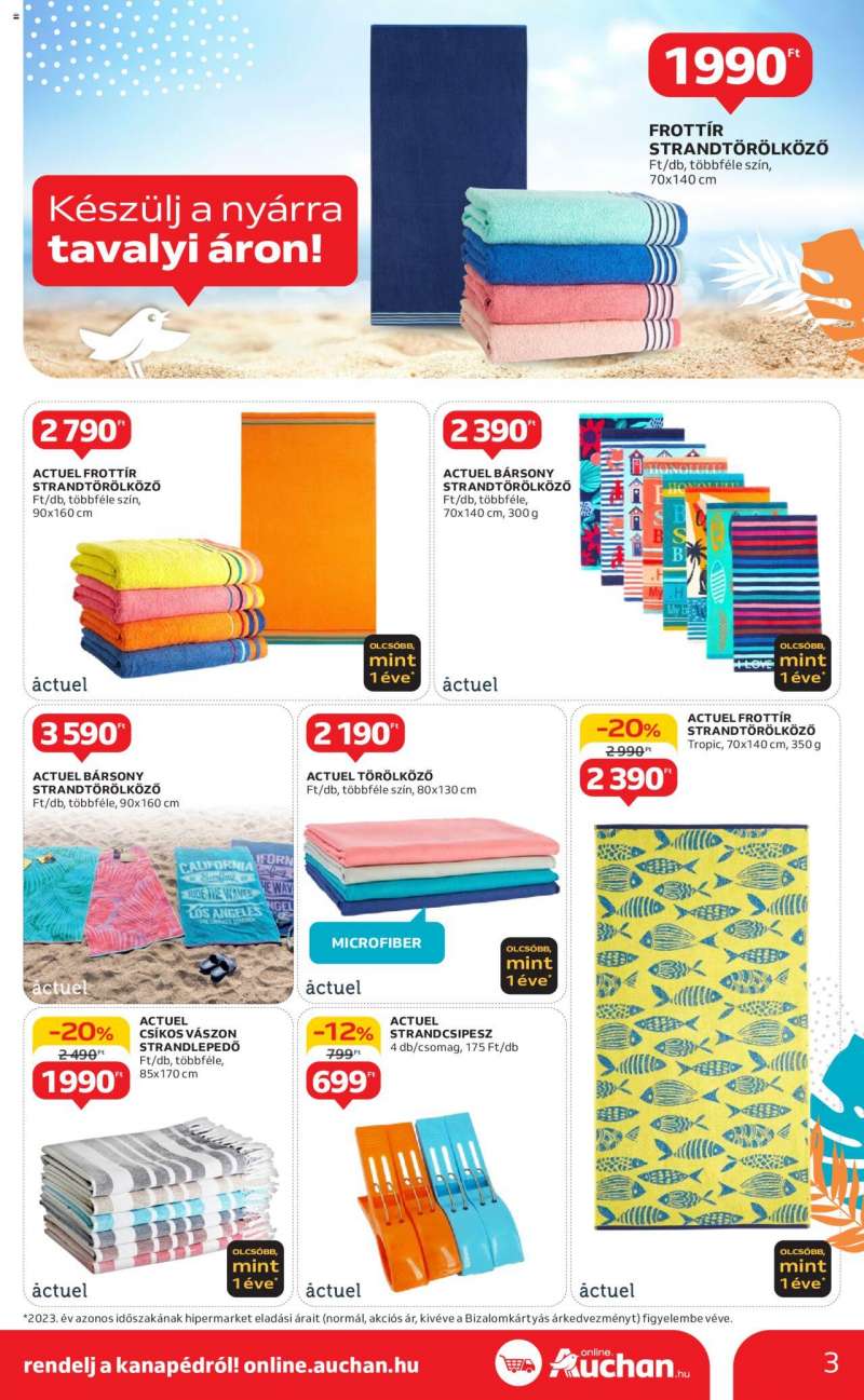 Auchan Hipermarket nyári ajánlatok 3 oldal