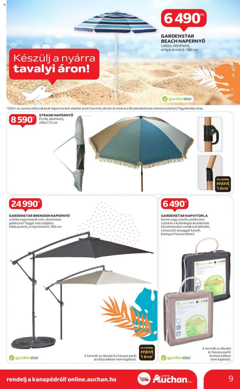 Auchan Hipermarket nyári ajánlatok 9 oldal