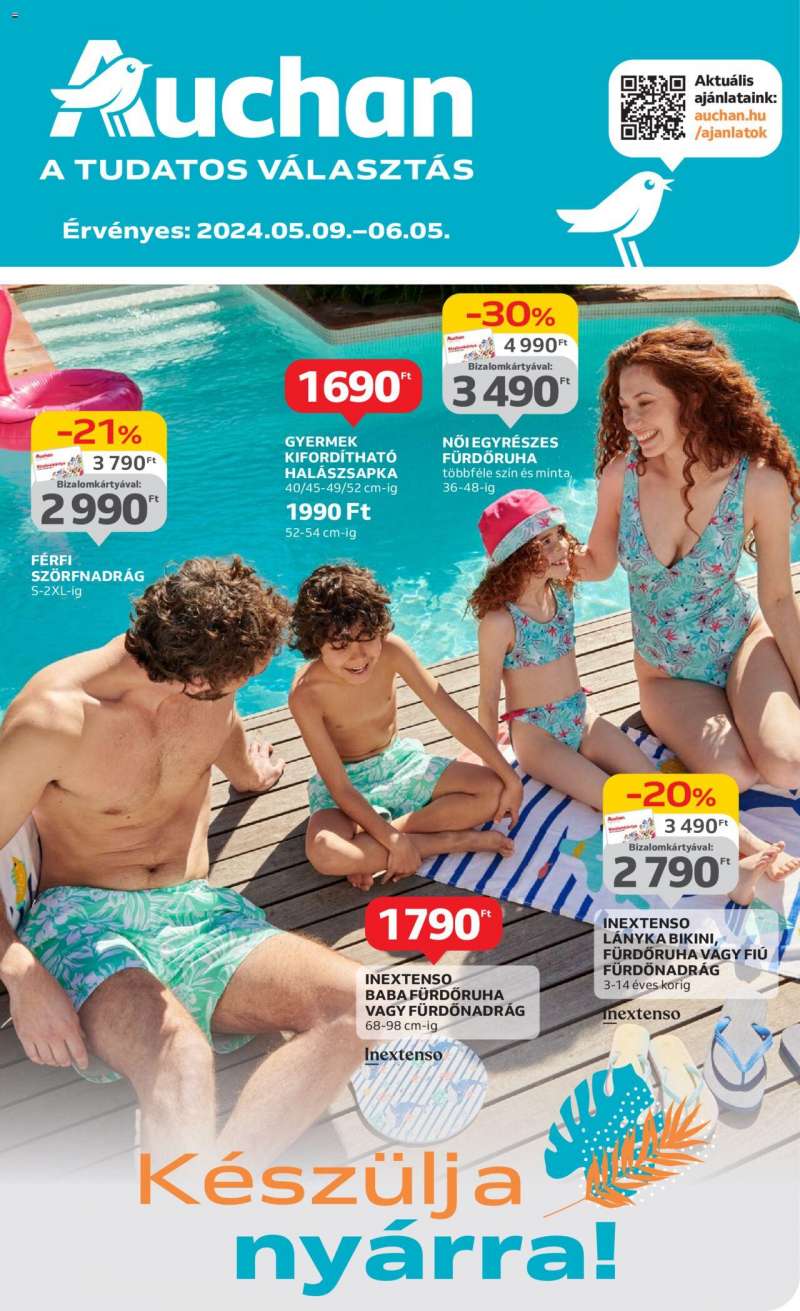 Auchan Hipermarket nyári textil ajánlatok 1 oldal