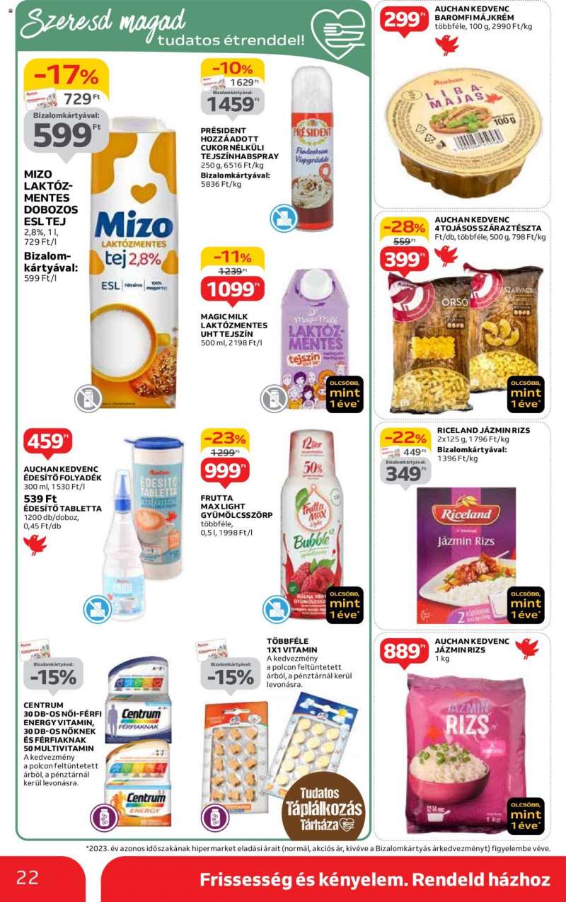 Auchan Akciós Újság Auchan 22 oldal