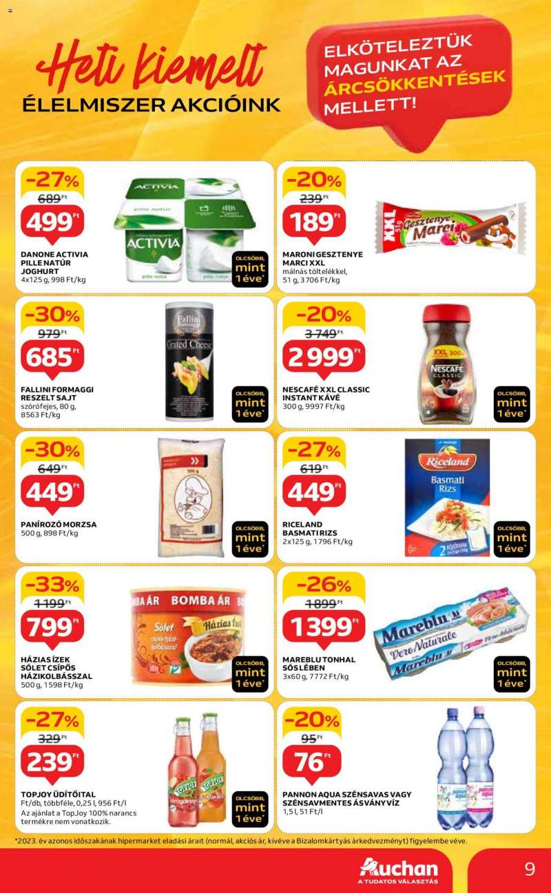 Auchan Akciós Újság Auchan 9 oldal