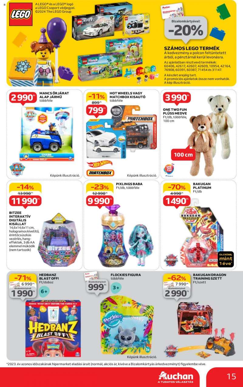 Auchan  Hipermarket gyereknapi ajánlatok 15 oldal