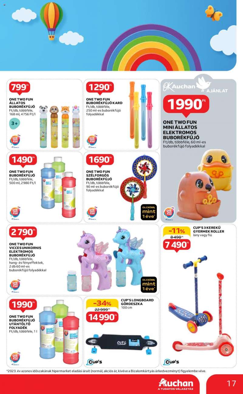 Auchan  Hipermarket gyereknapi ajánlatok 17 oldal