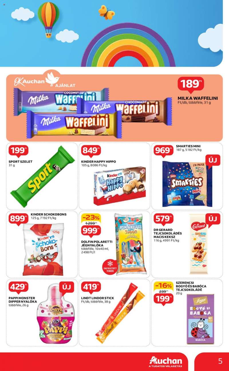 Auchan  Hipermarket gyereknapi ajánlatok 5 oldal