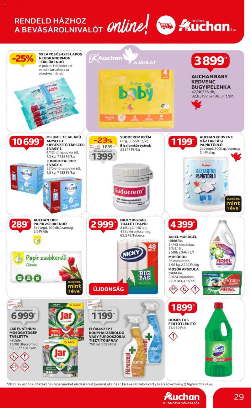 Auchan Akciós Újság Auchan 29 oldal