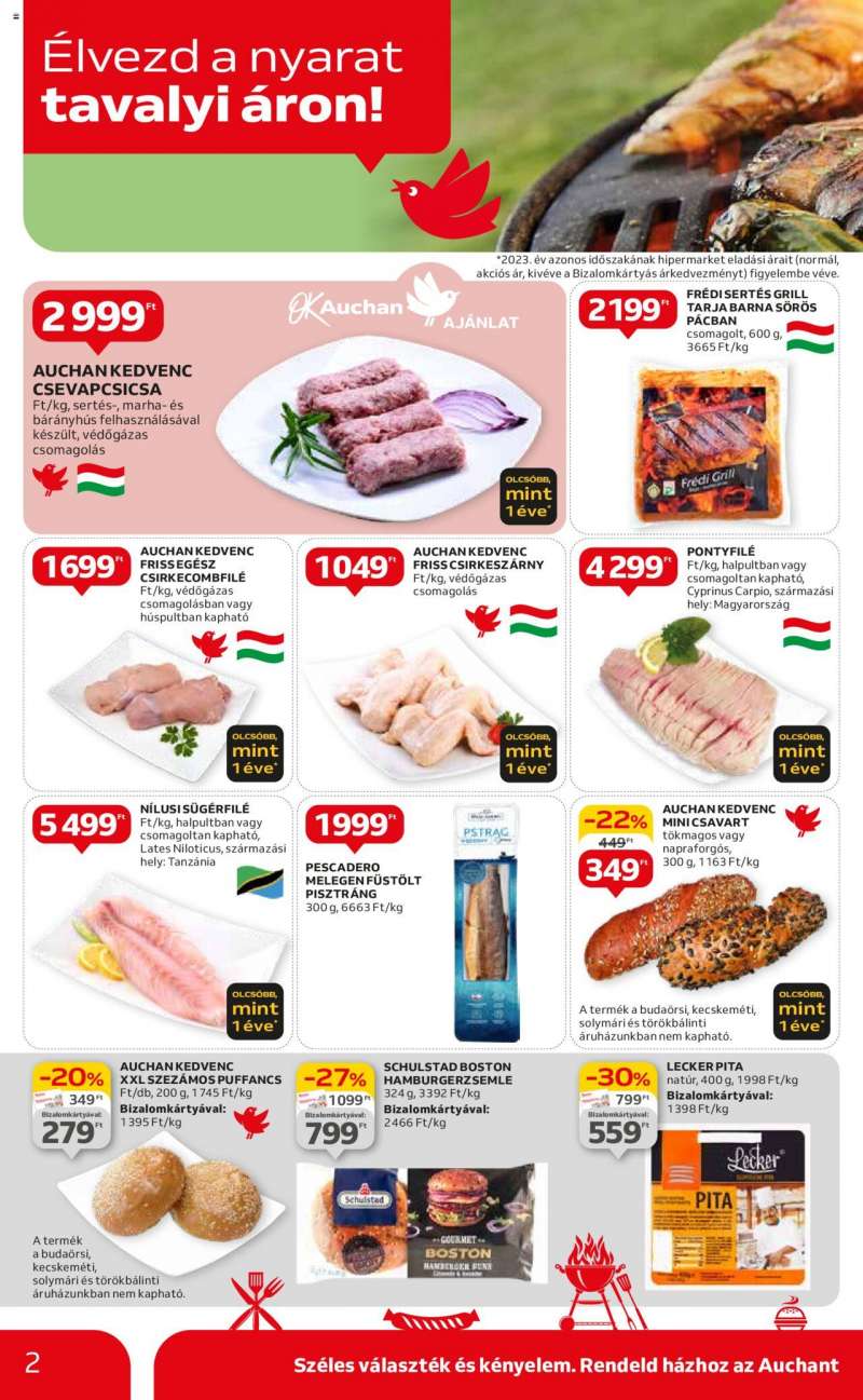 Auchan Hipermarket Grill és műszaki ajánlatok 2 oldal