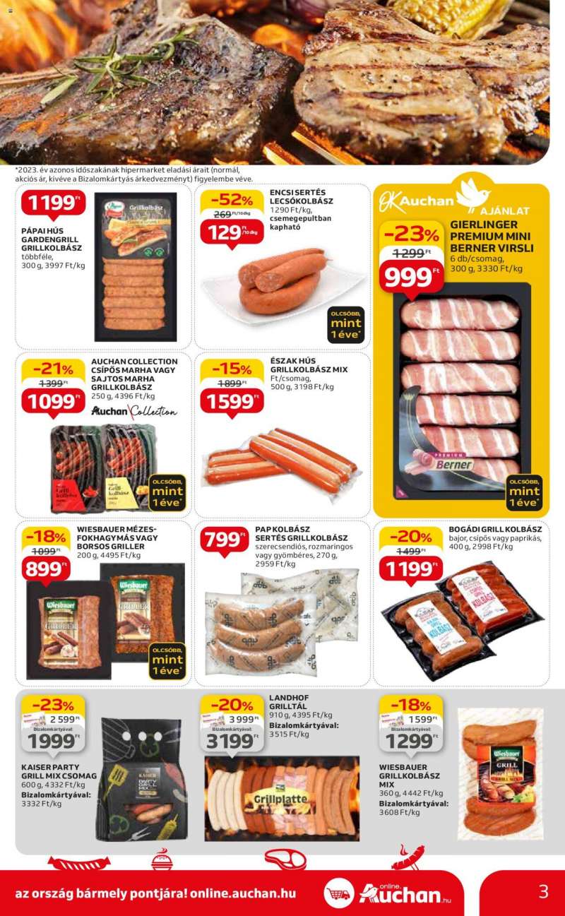 Auchan Hipermarket Grill és műszaki ajánlatok 3 oldal