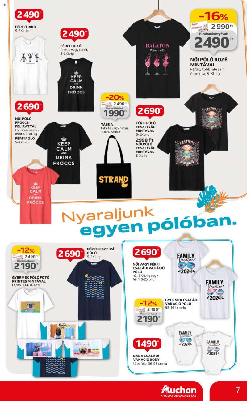 Auchan Hipermarket Szurkolói és nyári ruha ajánlatok 7 oldal