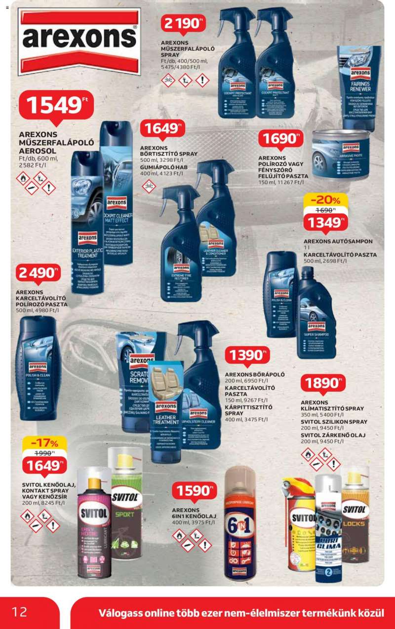 Auchan Indul a nyár 1 hónapos ajánlataink / Hipermarket 12 oldal