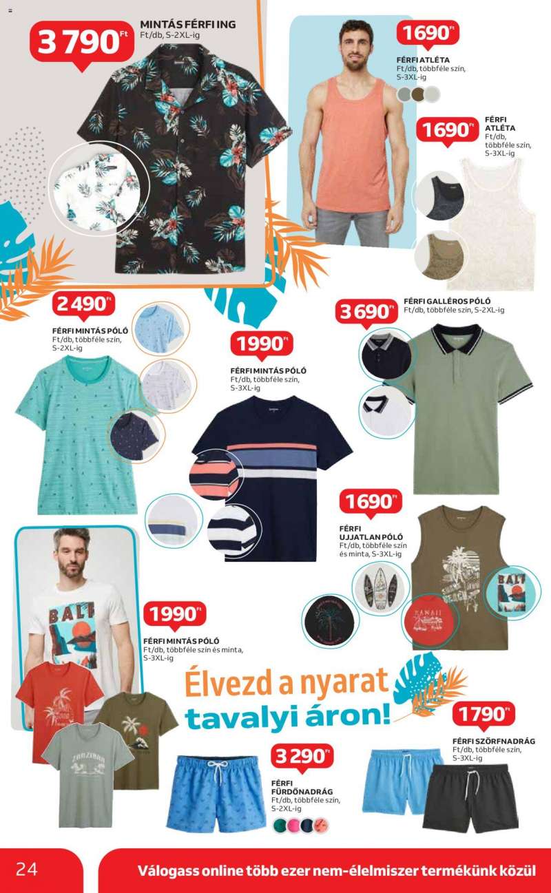 Auchan Indul a nyár 1 hónapos ajánlataink / Hipermarket 24 oldal