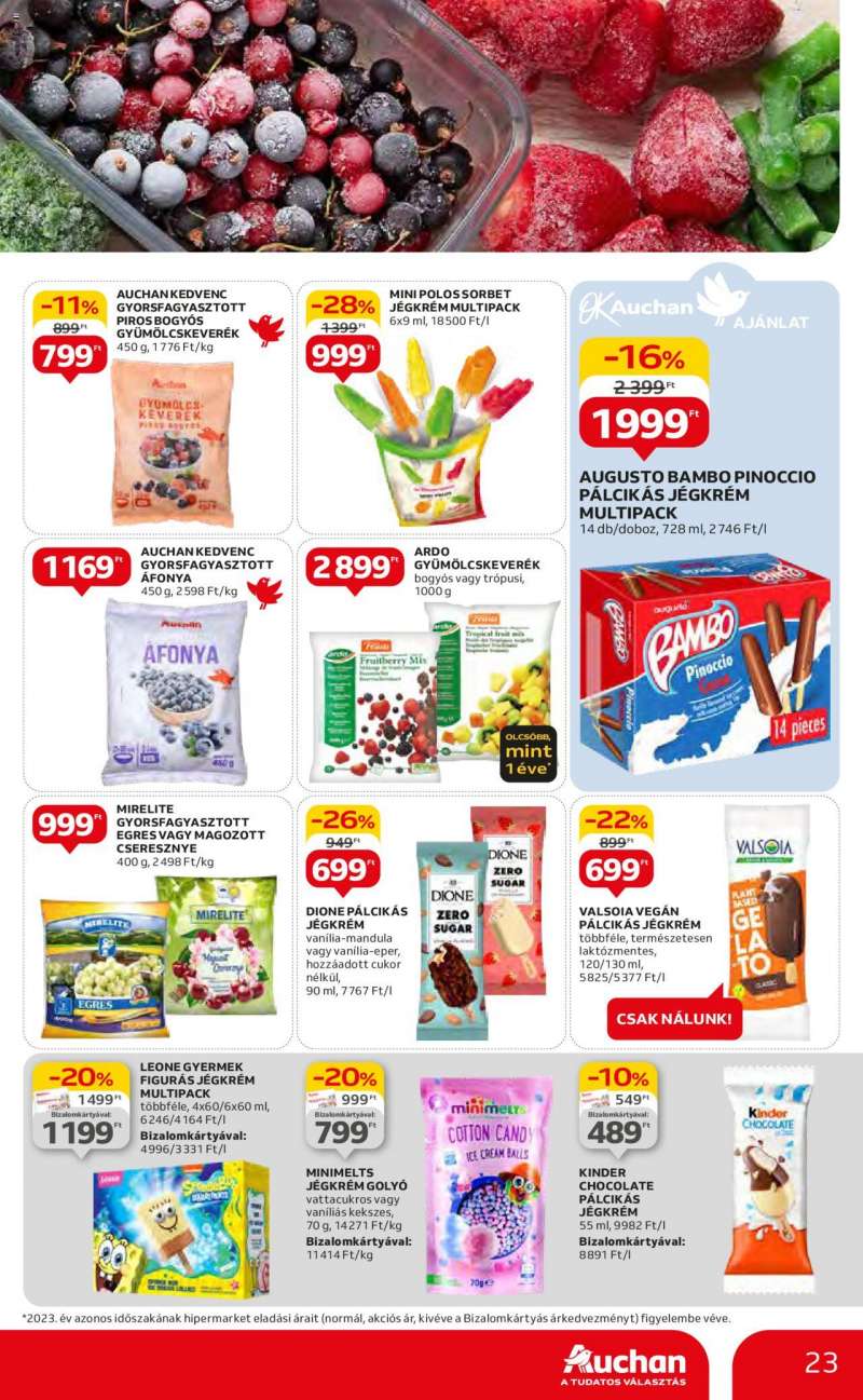 Auchan Akciós Újság Auchan 23 oldal