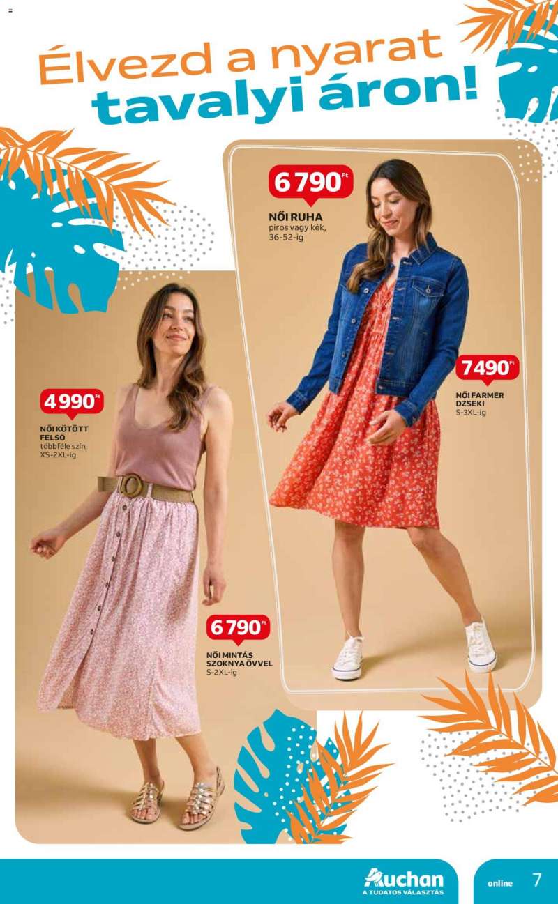 Auchan Textil ajánlataink / Hipermarket 7 oldal