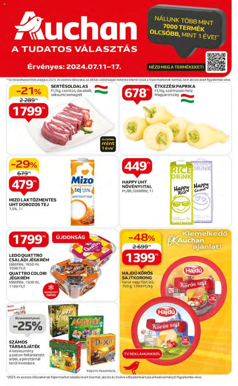 Auchan Akciós újság Auchan 1 oldal