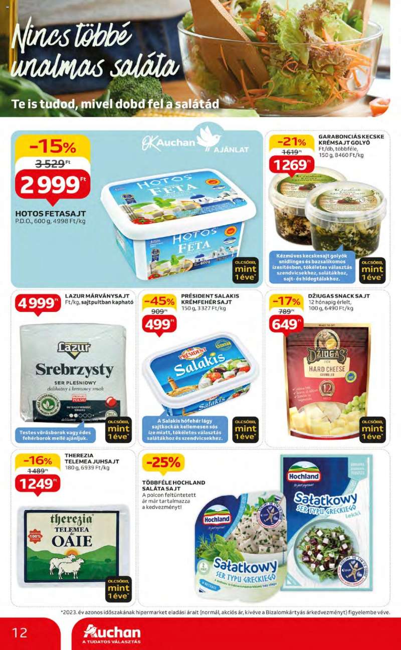 Auchan Akciós újság Auchan 12 oldal