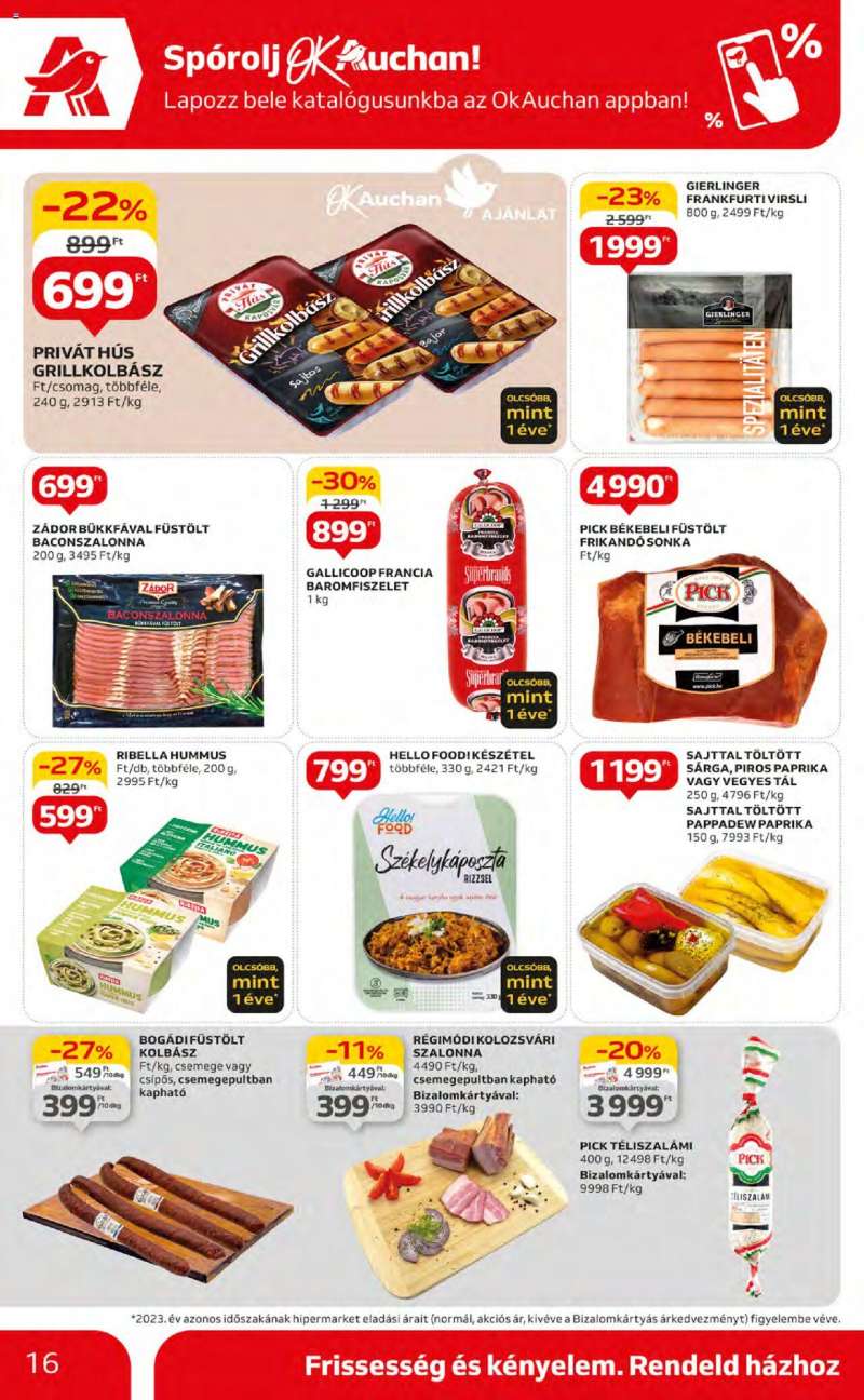 Auchan Akciós újság Auchan 16 oldal