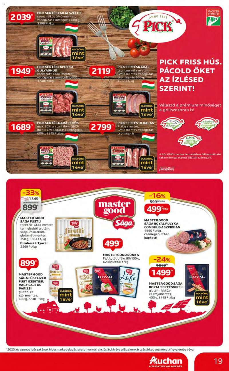 Auchan Akciós újság Auchan 19 oldal