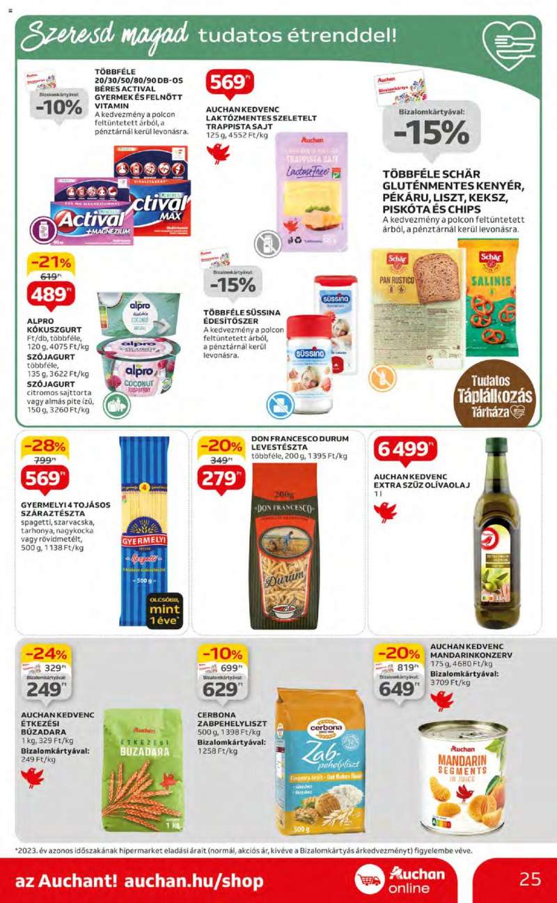 Auchan Akciós újság Auchan 25 oldal