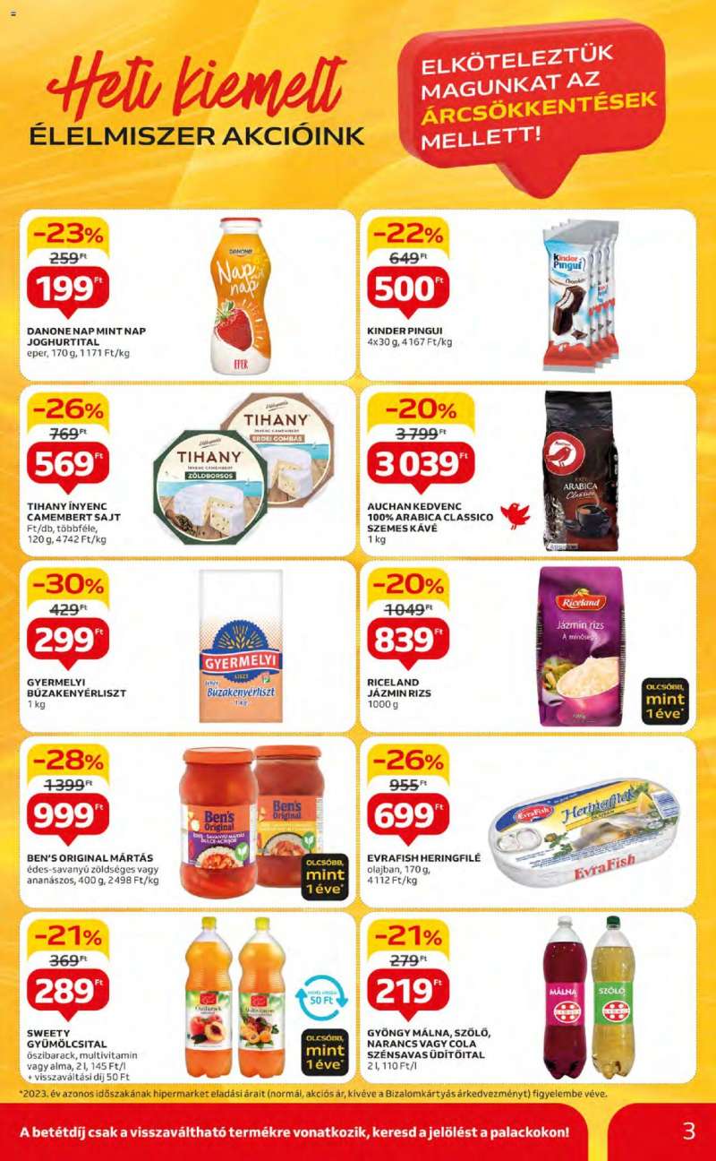 Auchan Akciós újság Auchan 3 oldal
