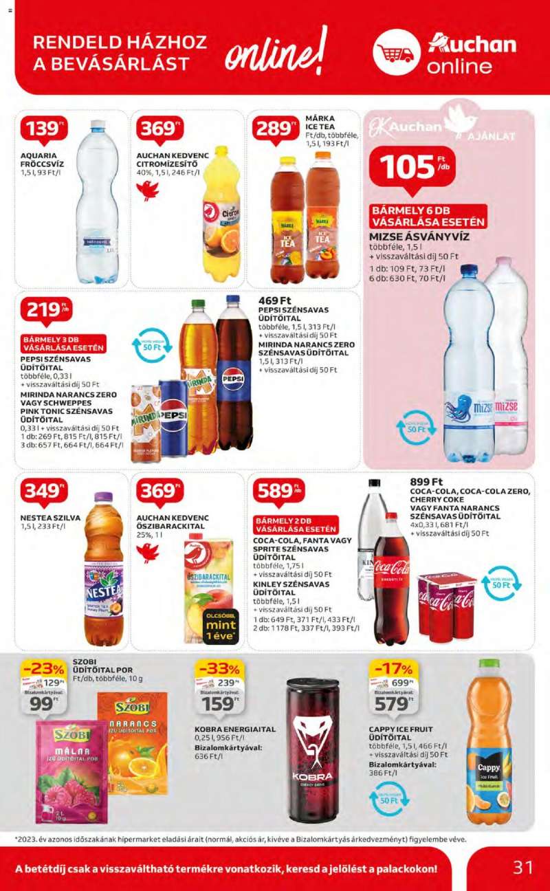 Auchan Akciós újság Auchan 31 oldal