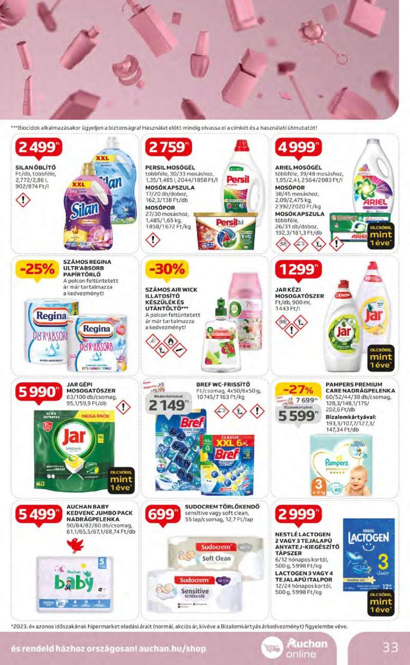Auchan Akciós újság Auchan 33 oldal