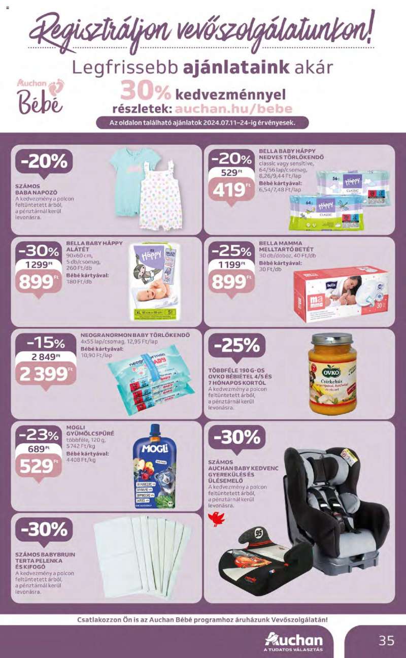 Auchan Akciós újság Auchan 35 oldal