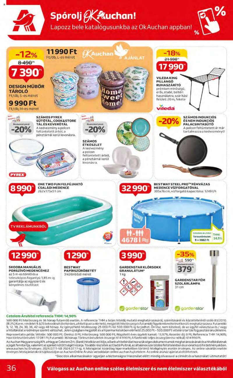 Auchan Akciós újság Auchan 36 oldal