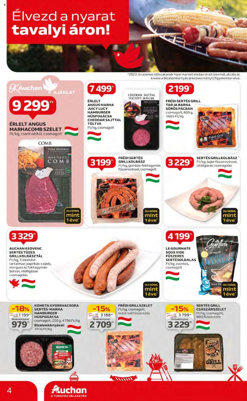 Auchan Akciós újság Auchan 4 oldal