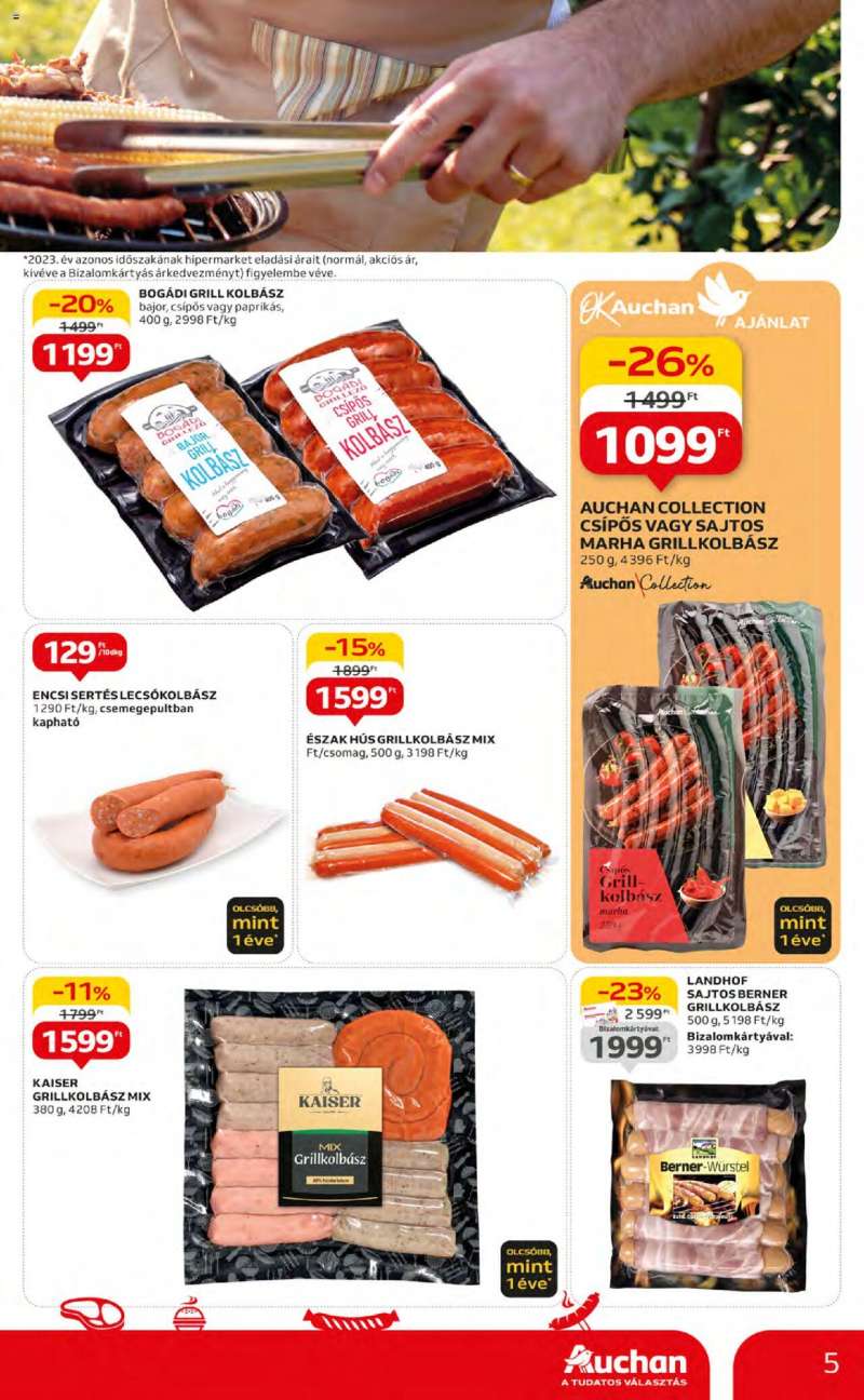 Auchan Akciós újság Auchan 5 oldal