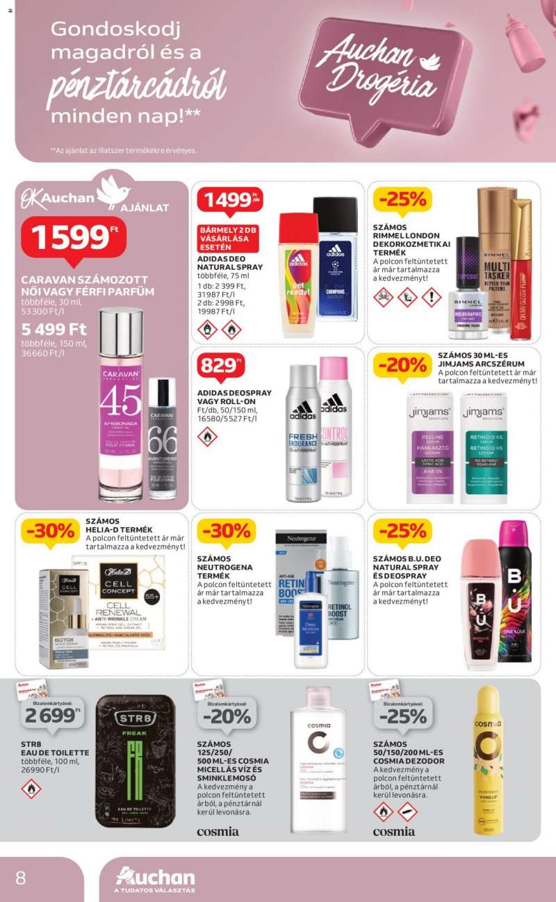 Auchan Drogéria ajánlataink / Hipermarket 8 oldal