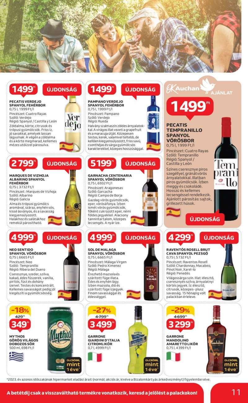 Auchan Mediterrán ízek, magyar borok! / Hipermarket 11 oldal