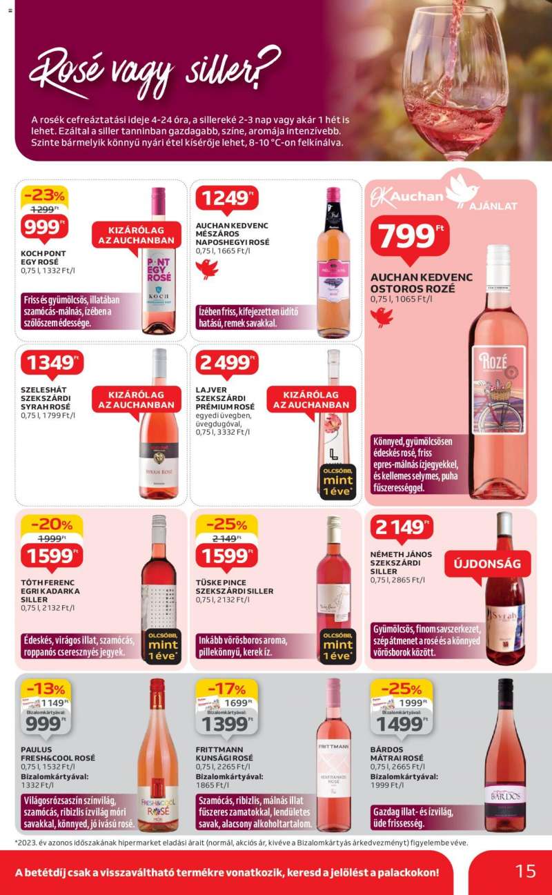 Auchan Mediterrán ízek, magyar borok! / Hipermarket 15 oldal