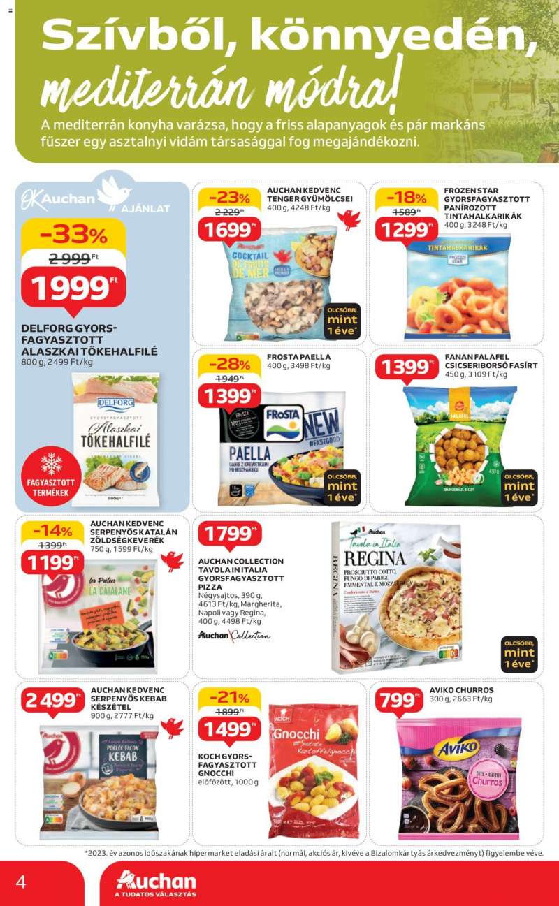 Auchan Mediterrán ízek, magyar borok! / Hipermarket 4 oldal