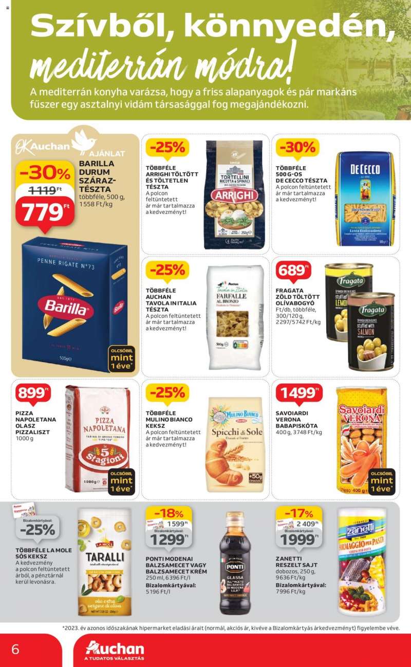 Auchan Mediterrán ízek, magyar borok! / Hipermarket 6 oldal