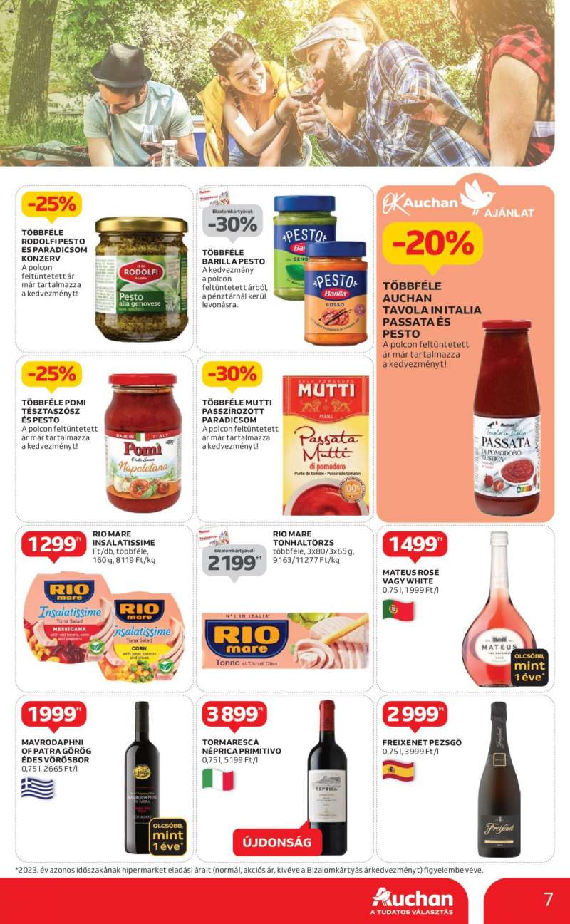 Auchan Mediterrán ízek, magyar borok! / Hipermarket 7 oldal